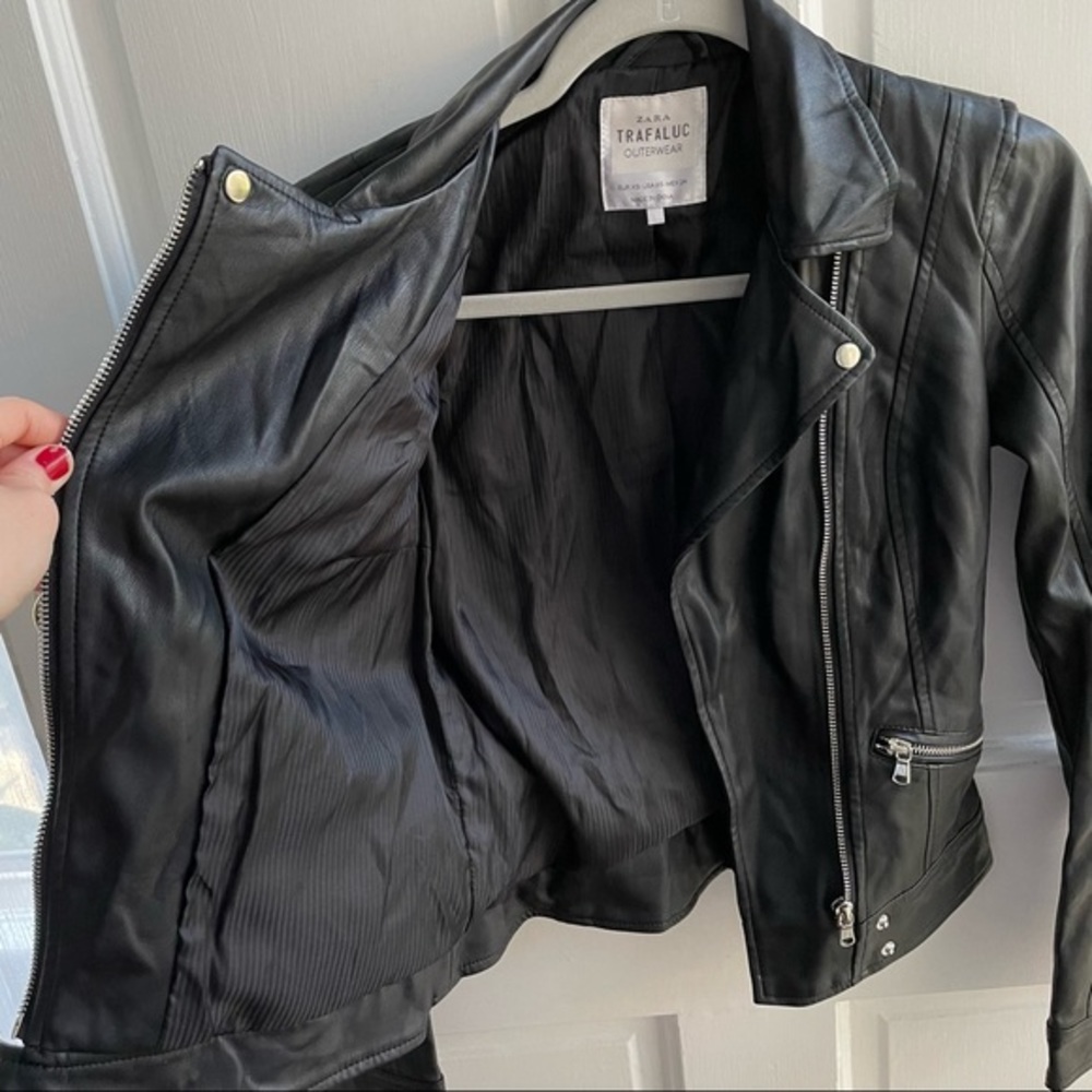Zara t r f Outerwear Biker Jacket - Picture 9 of 9